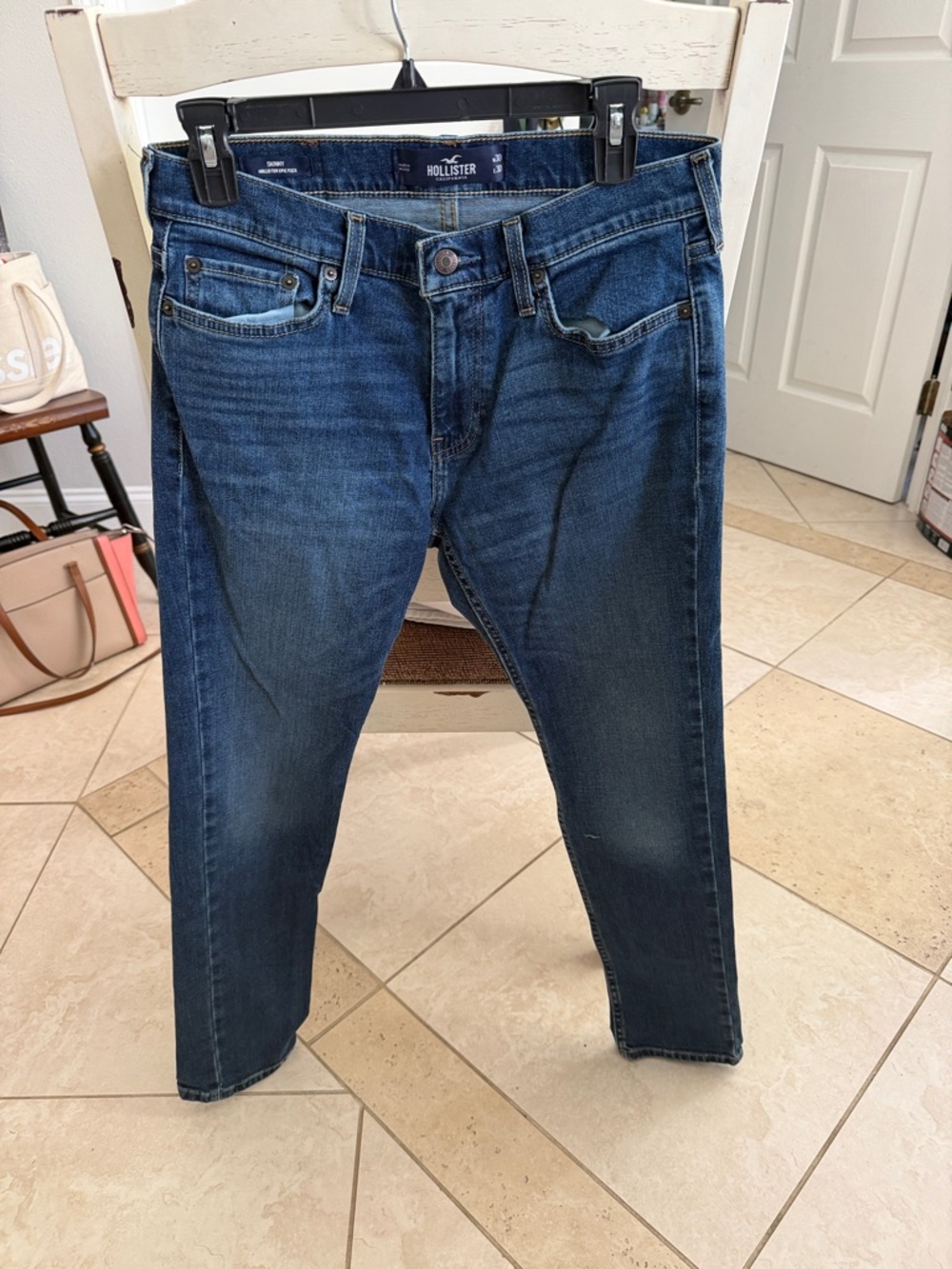 Hollister Boys Indigo Slim Straight Jeans